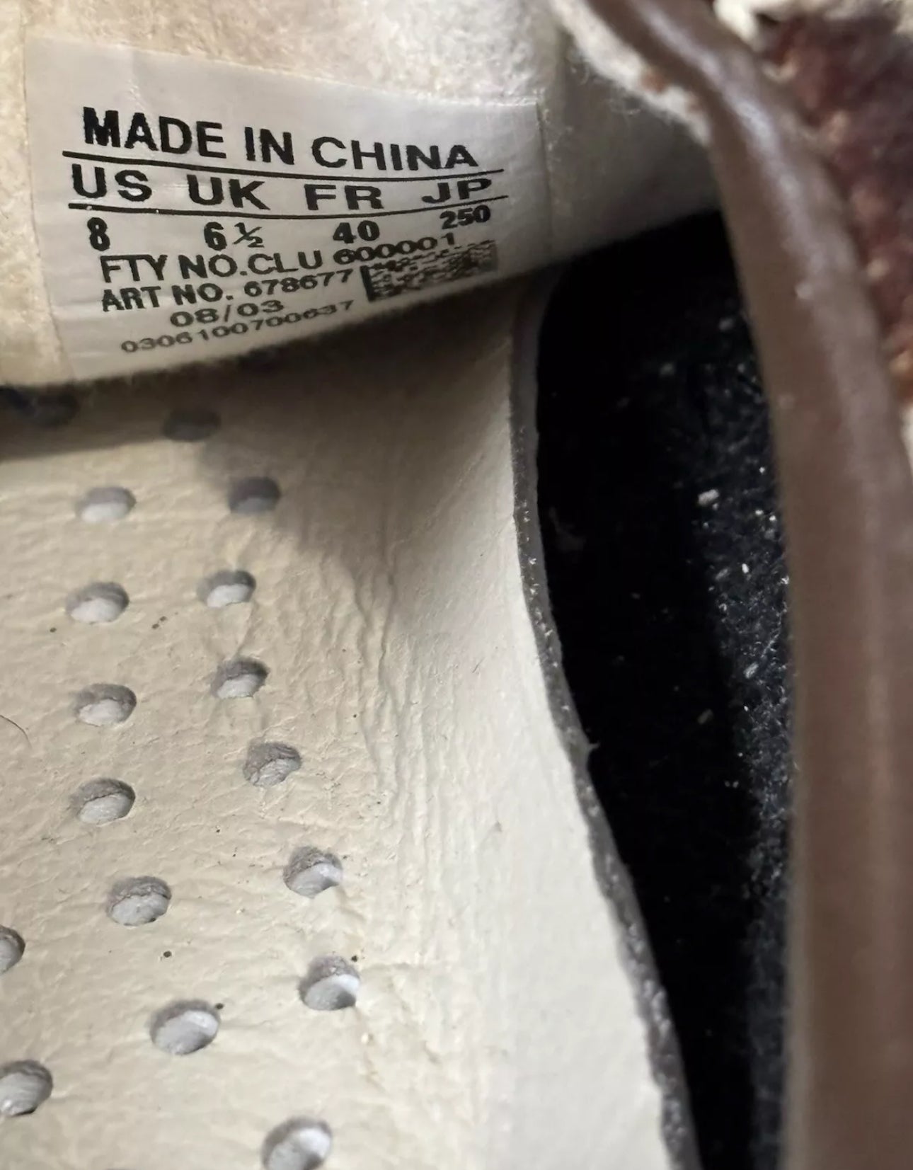 Adidas Mei Vintage 00s Cowhide sneakers FR40 38.5/39.5