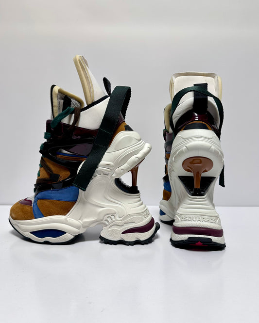 Dsquared2 S/S 2019 The Giant Sneaker Heels — 39