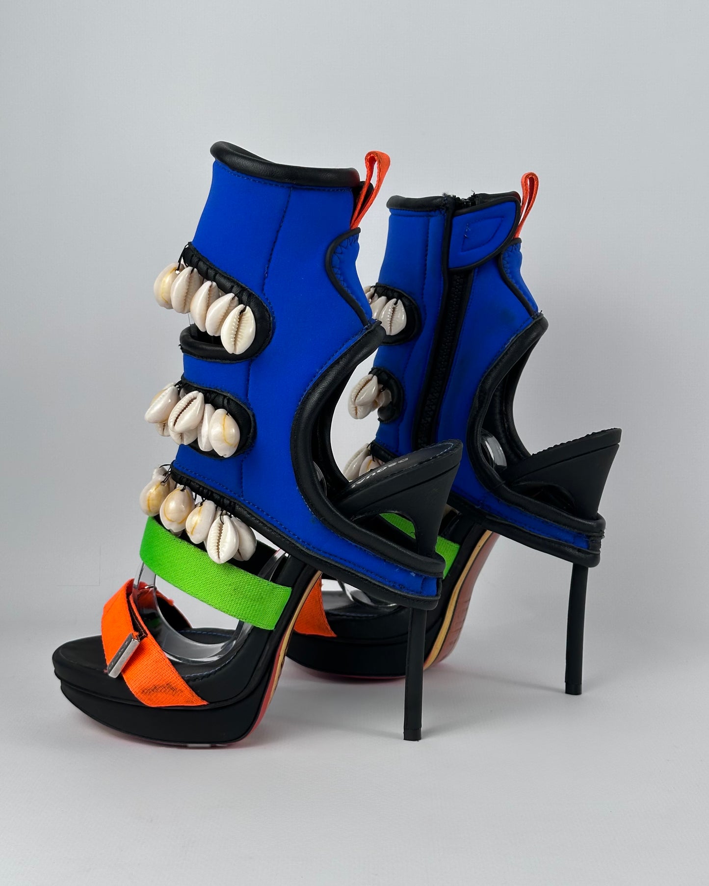 Dsquared Spring 2016 “Surfer’s Paradise” Seashell Heels — 38
