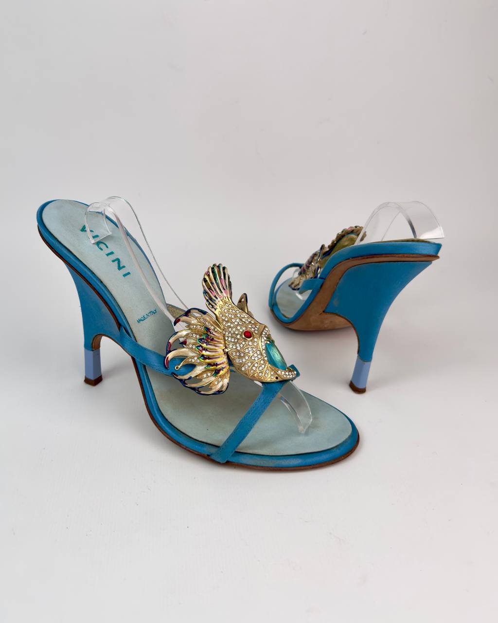 Vicini by Giuseppe Zanotti Lionfish Wedge Heels — 40/41