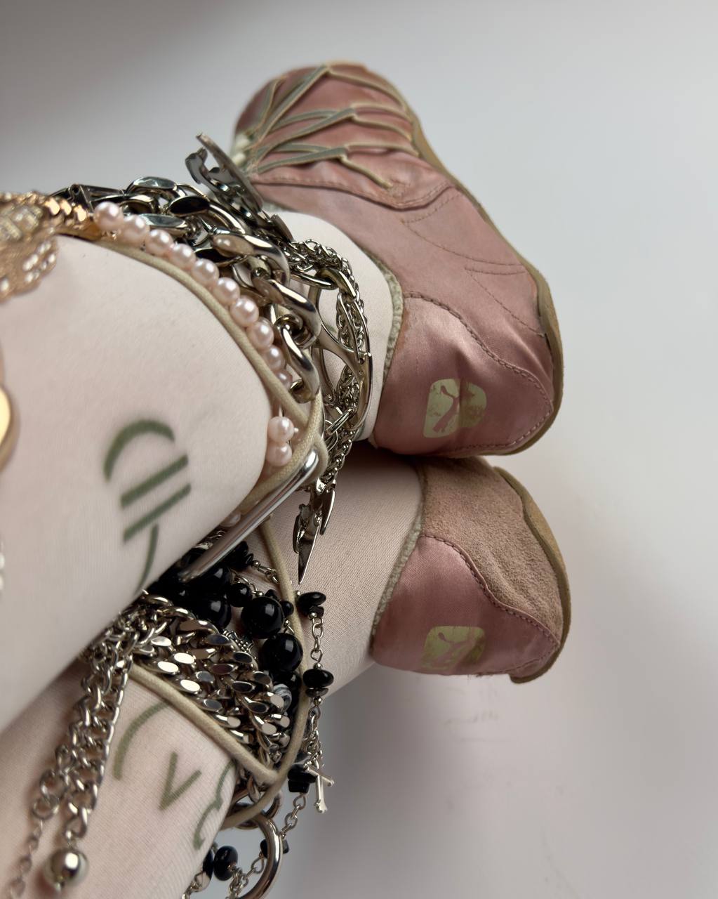 Puma Vintage Lace Up Ballet Flats — 37/38