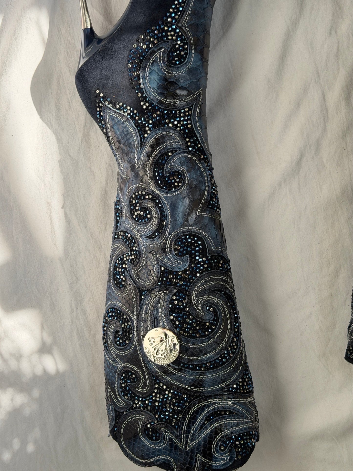 Hamlet Couture Italian Python Boots