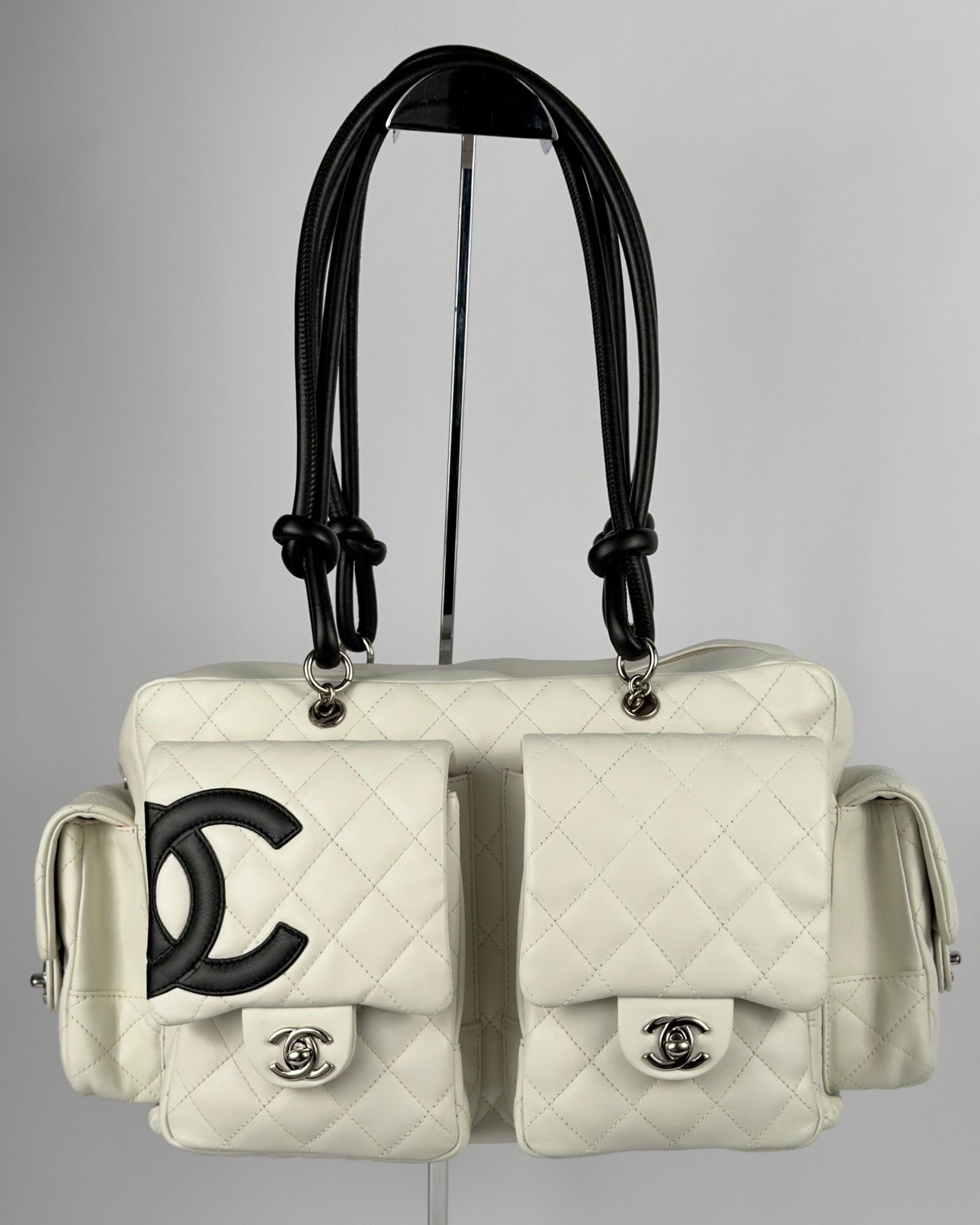 Chanel Cambon 2005 Multipocket Reporter Vintage Bag