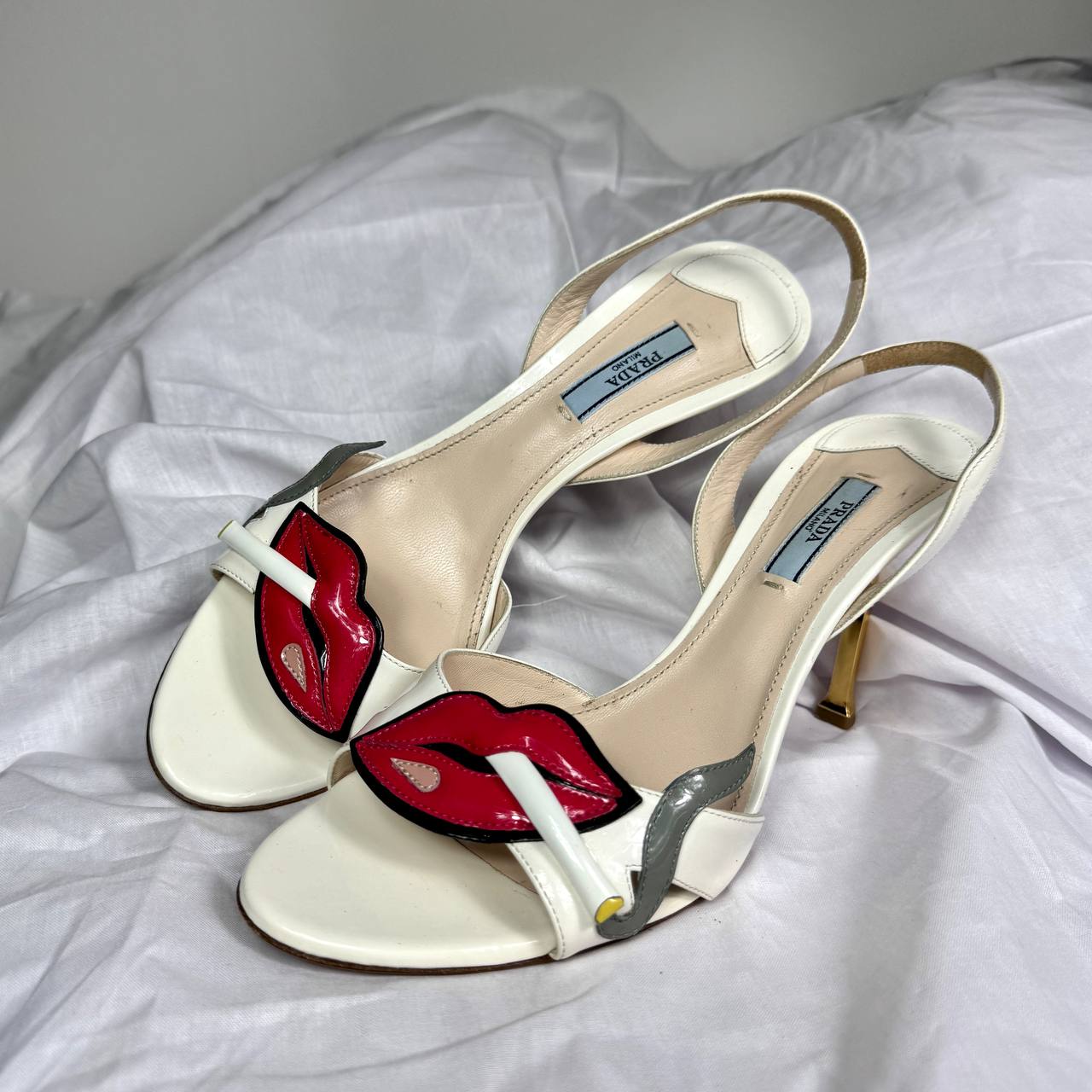 cigarette heel shoes Prada SS12 Smoking Lips Heels 39/40 – darina`s garms cigarette heel shoes Prada SS12 Smoking Lips Heels 39/40 – darina`s garms