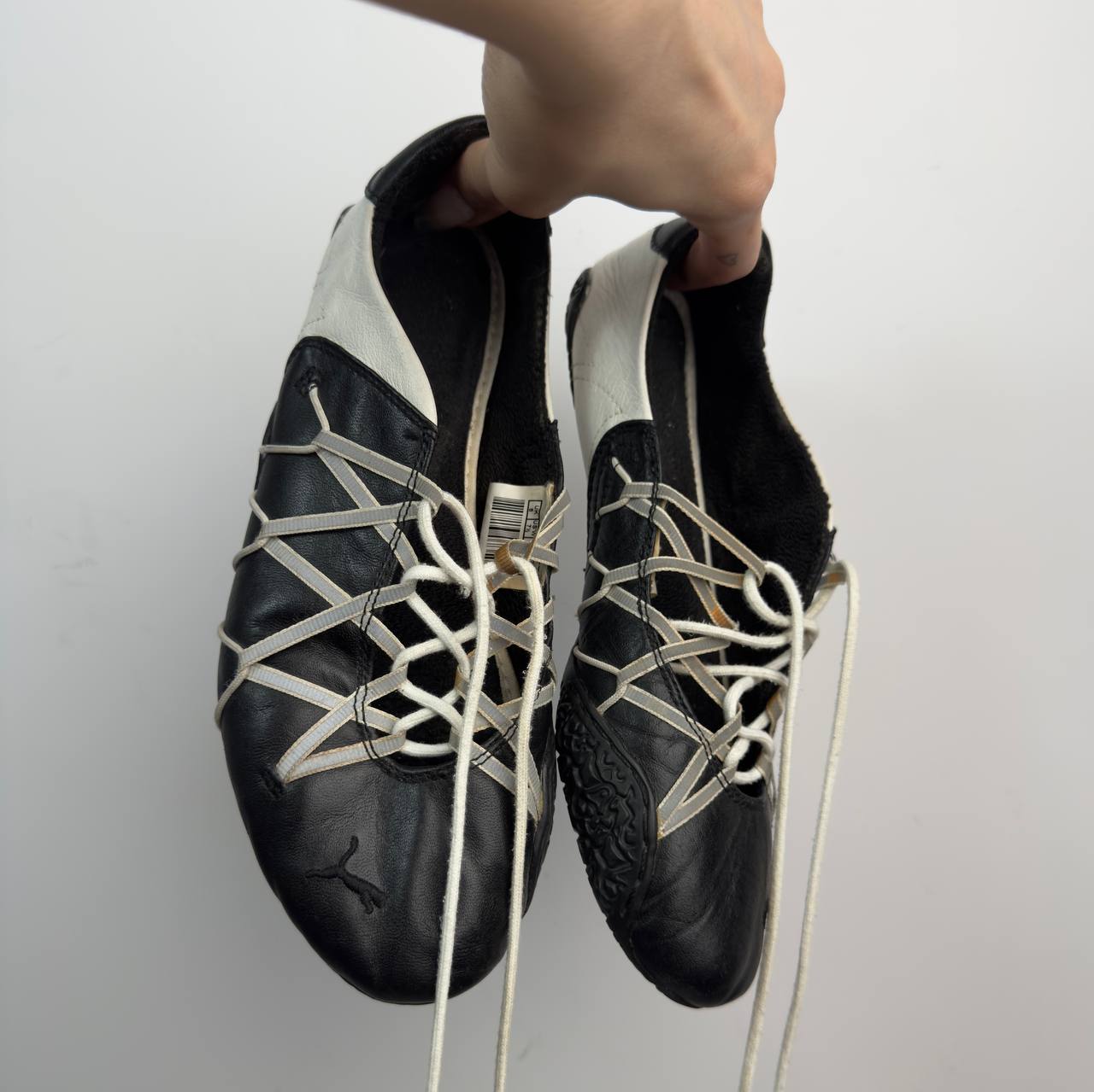 Puma Vintage Lace Up Ballet Flats — 38/38.5