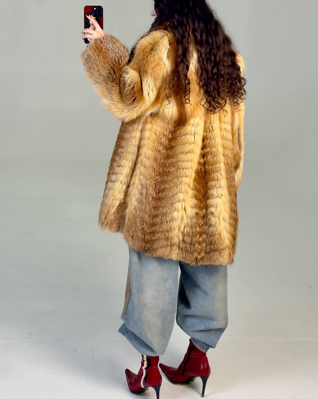 Vintage Fox Fur Coat