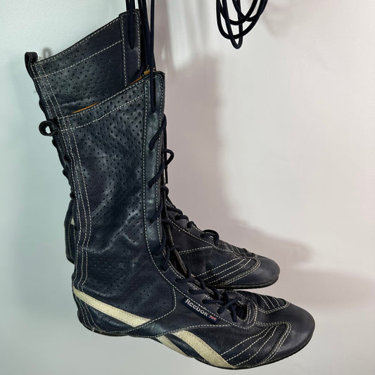 Reebok Vintage Leather Boxing Wrestling Boots