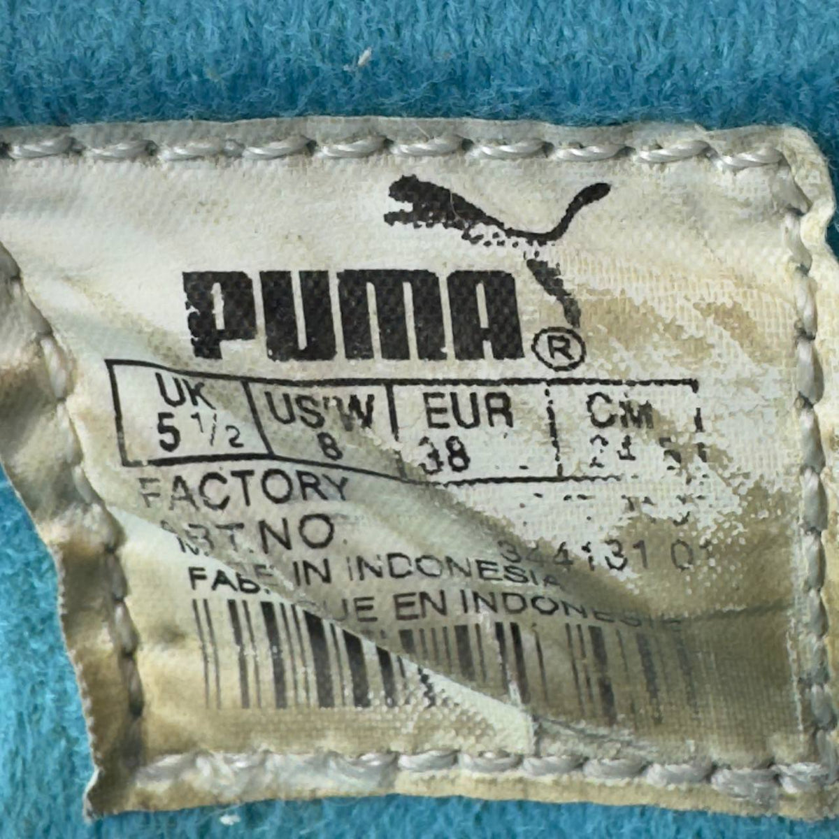 Puma Vintage Silver Ballet Flats — 38/38.5