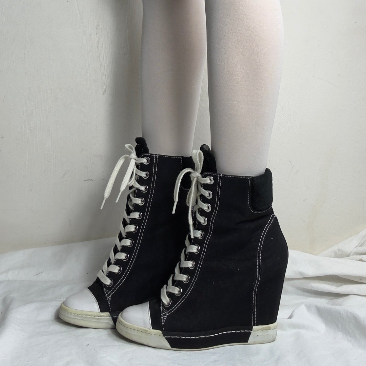 Dolce Gabbana Vintage Wedge Sneakers 38