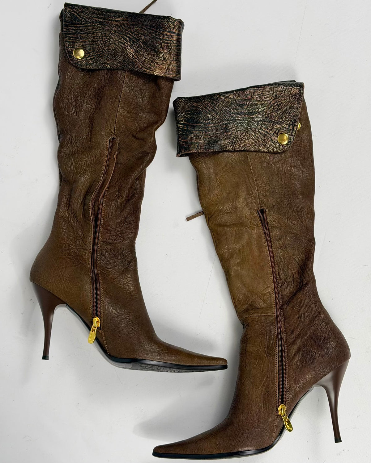 Vintage Leather Boots — 37, 38, 39