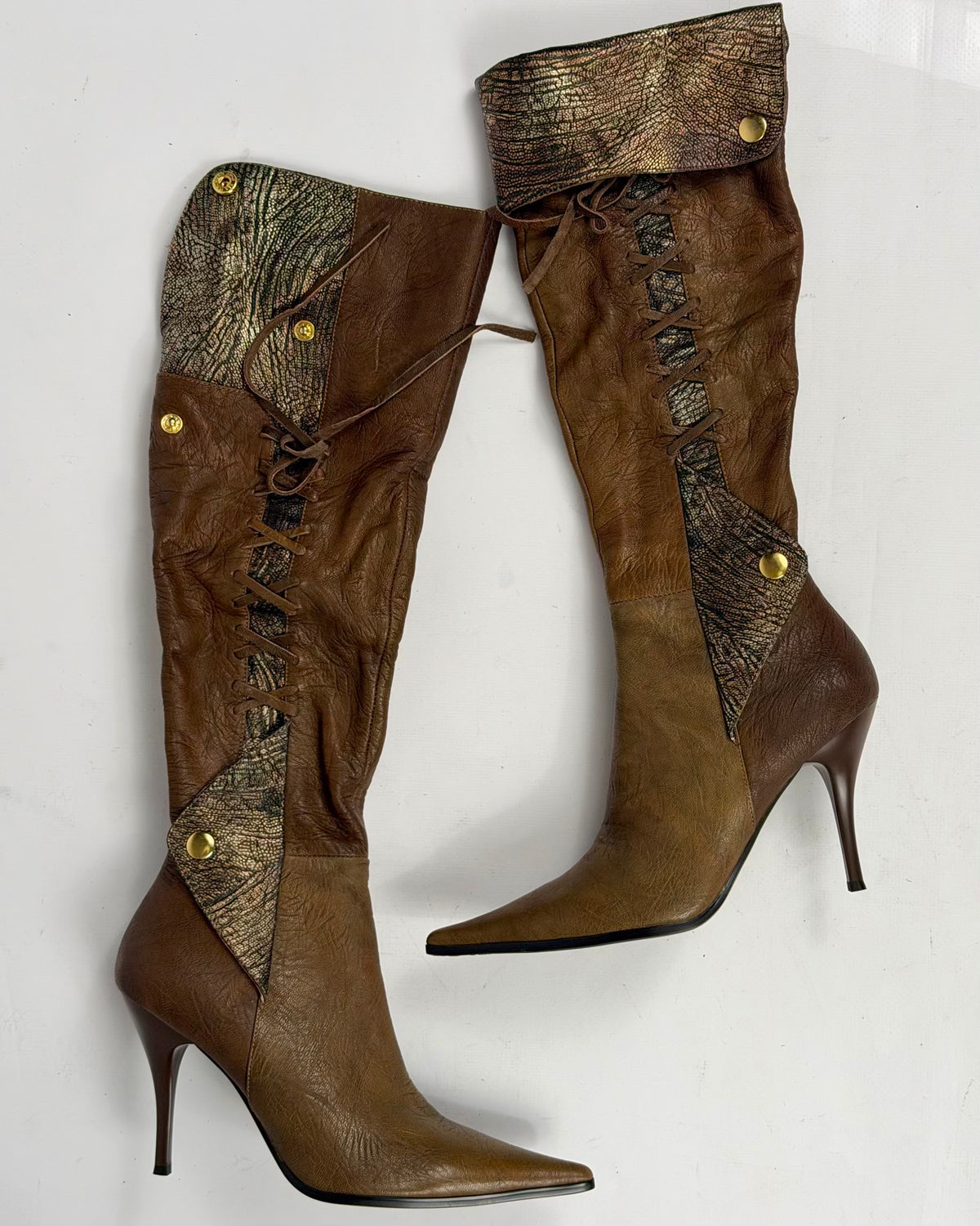 Vintage Leather Boots — 37, 38, 39