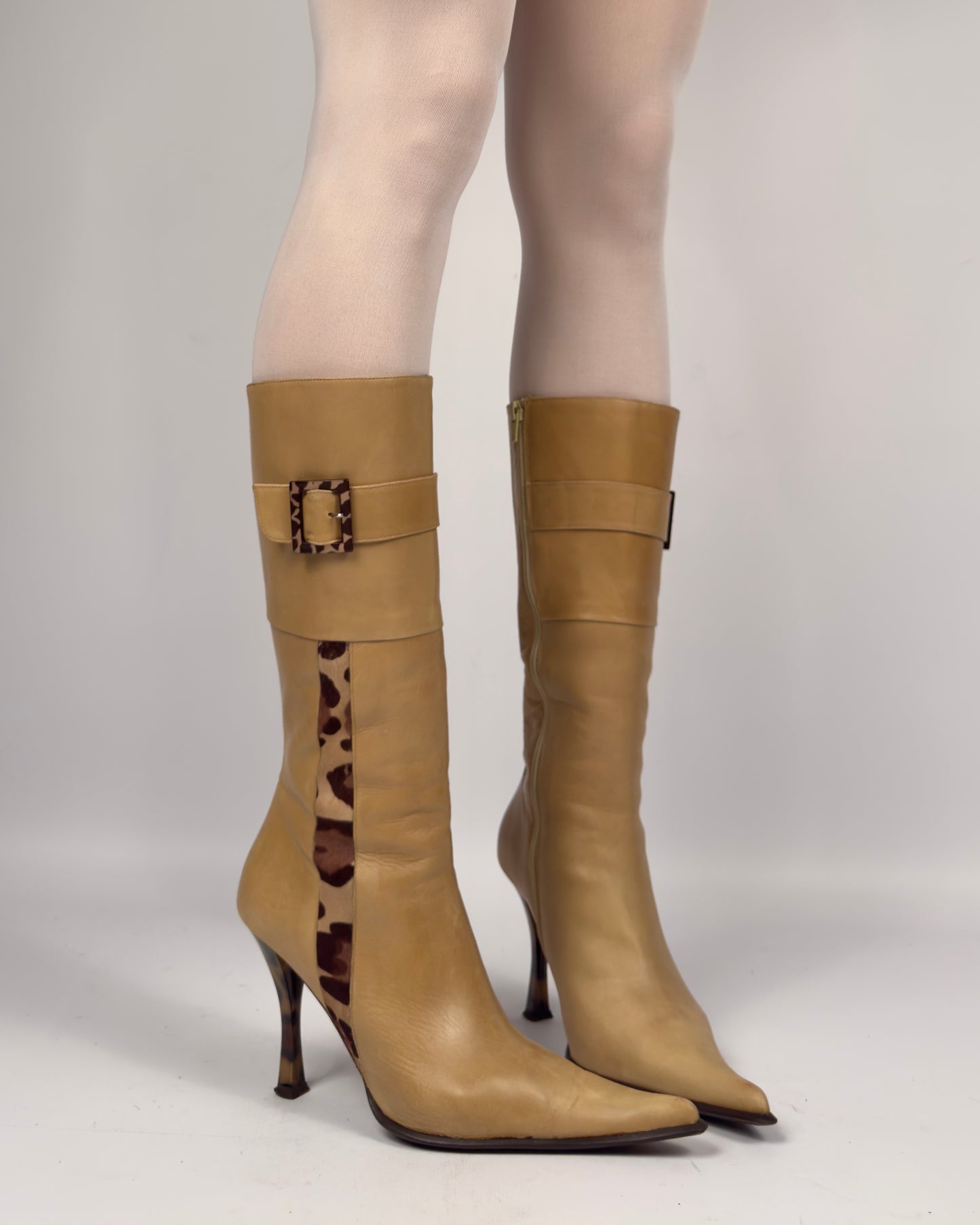 Gianmarco Lorenzi Vintage Leather Boots — 38/39