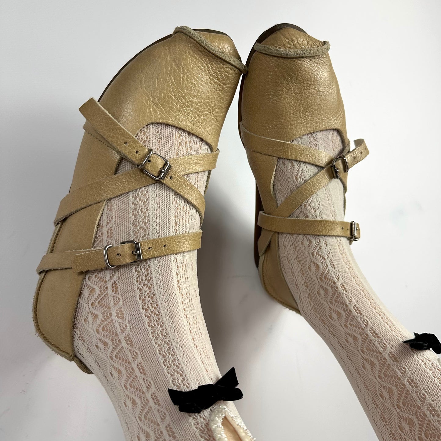 Trippen Vintage Leather Ballet Flats 40/40.5