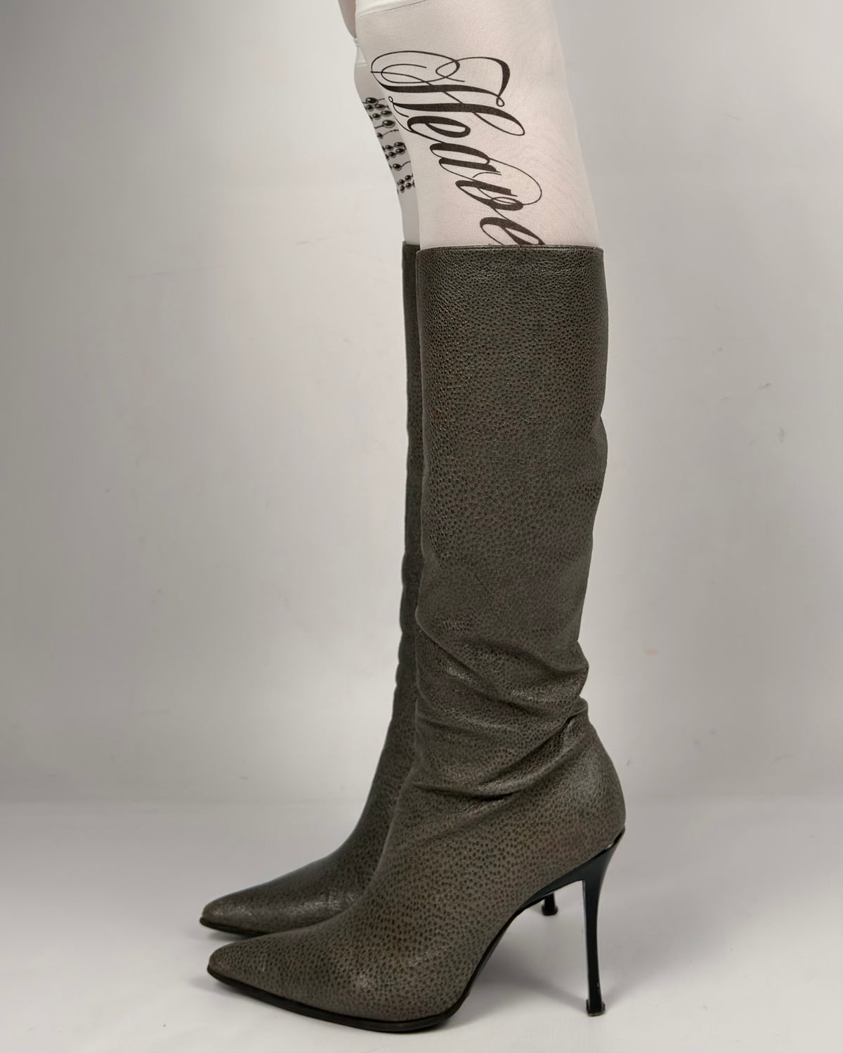 Casadei Vintage Leather Boots — 38.5