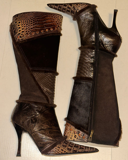 El Dante’s Couture Vintage Boots — 39