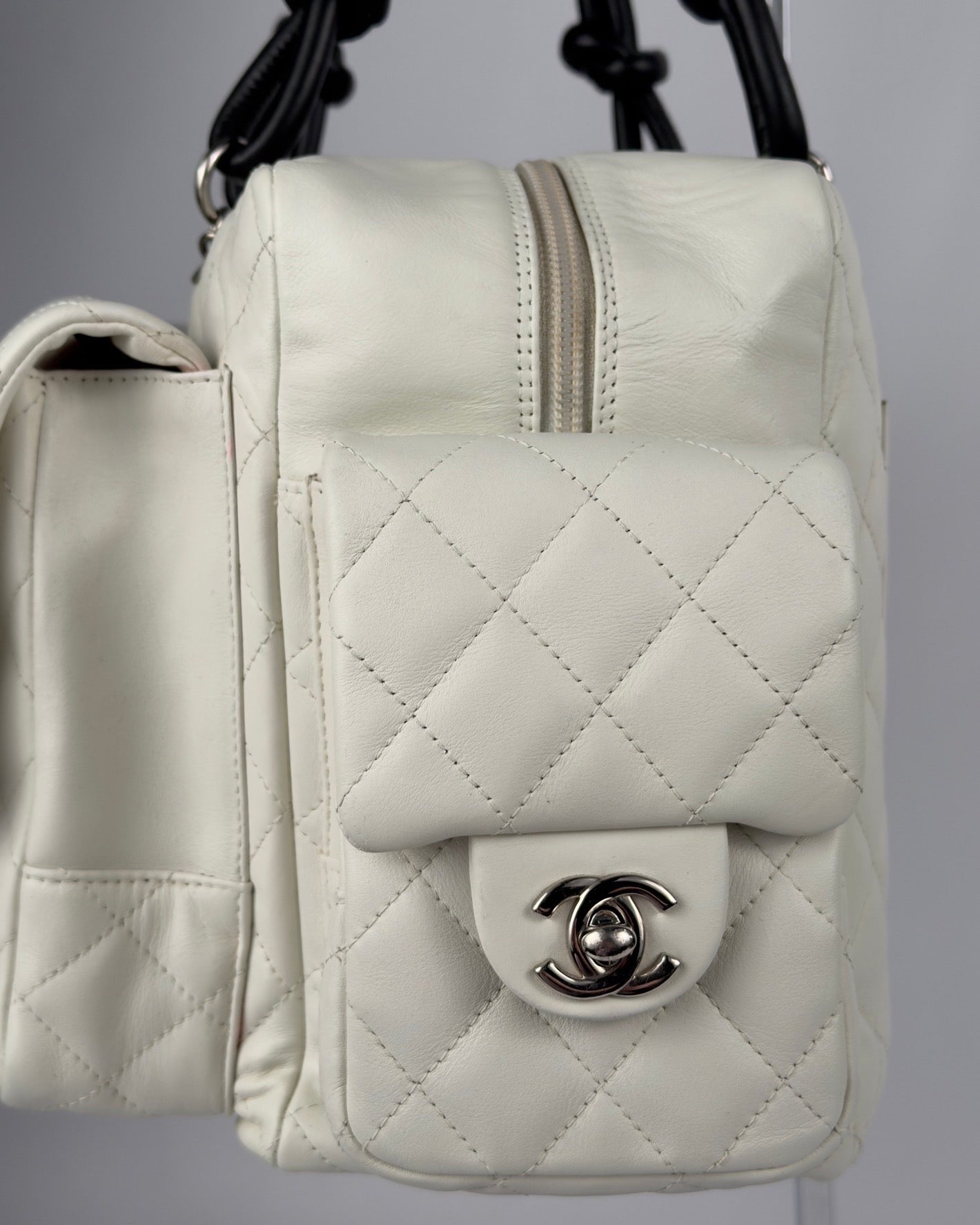 Chanel Cambon 2005 Multipocket Reporter Vintage Bag
