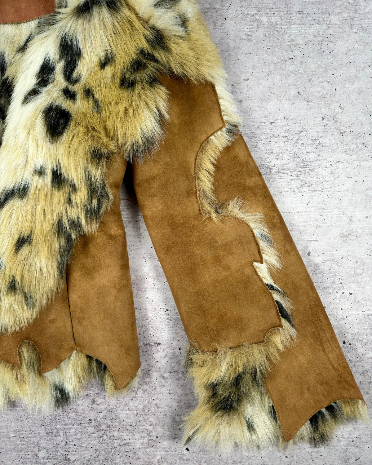Vintage Faux Fur Jacket — S/M