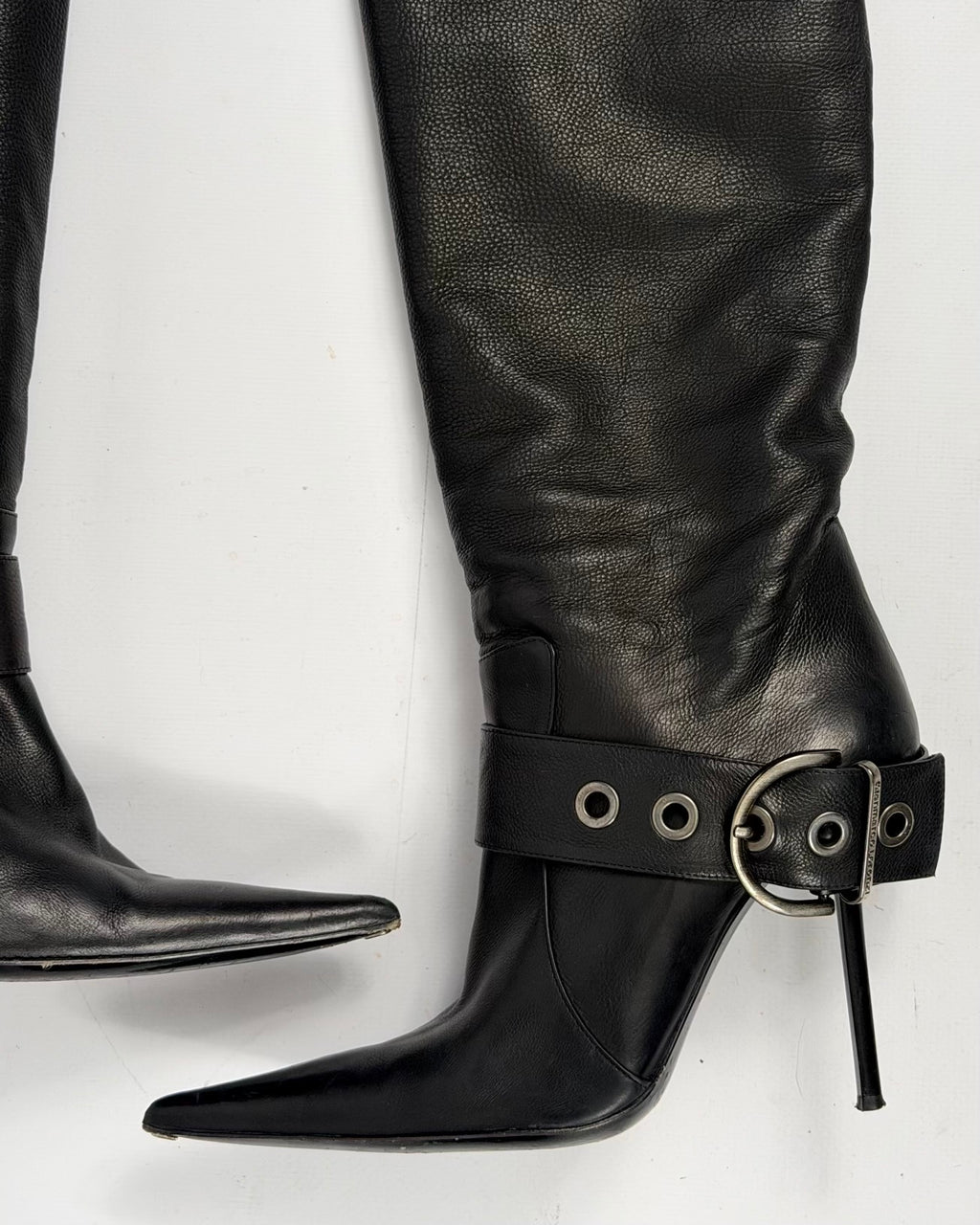Gianmarco Lorenzi Vintage Buckle Boots — 40
