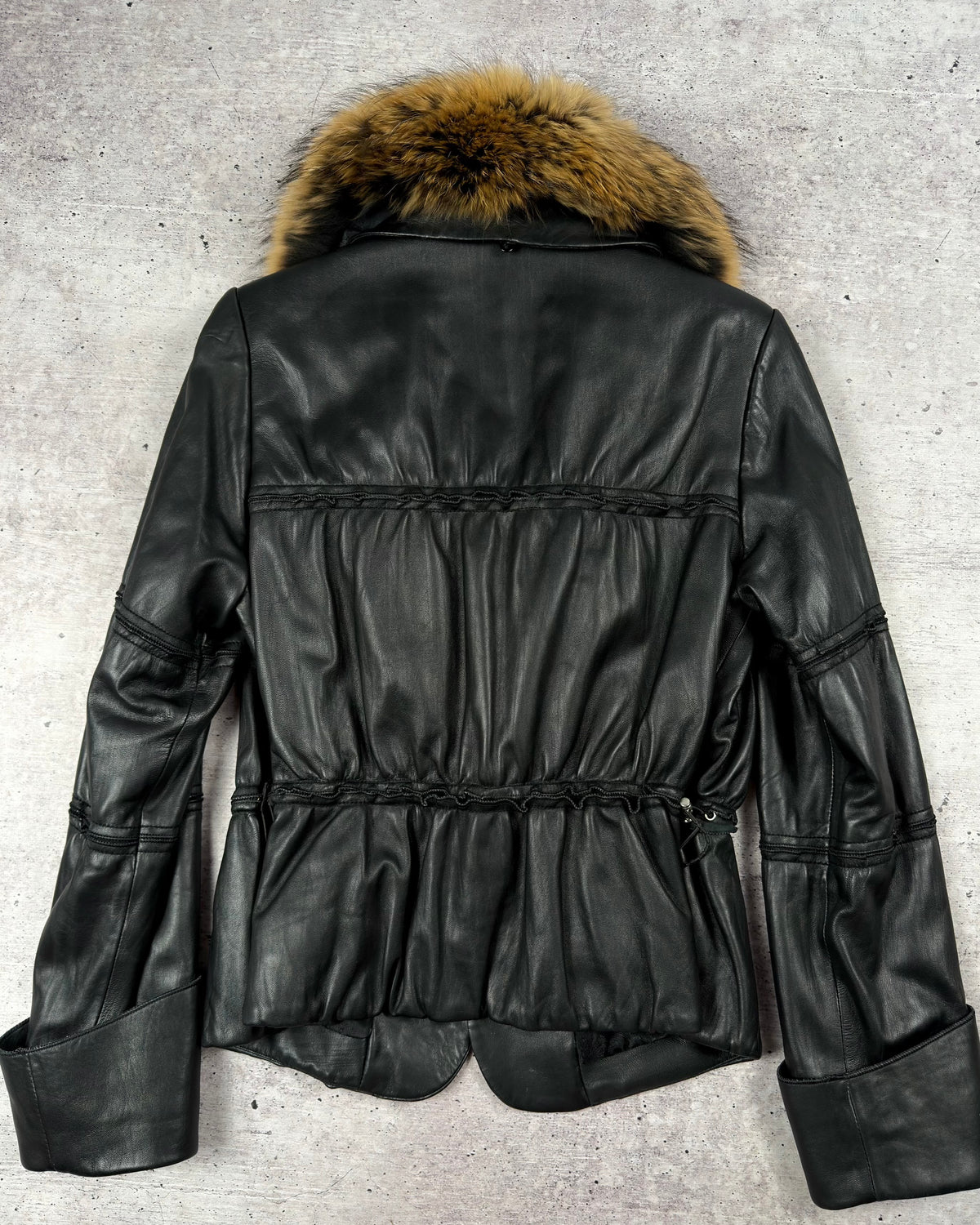 Vintage Leather Jacket — S/M