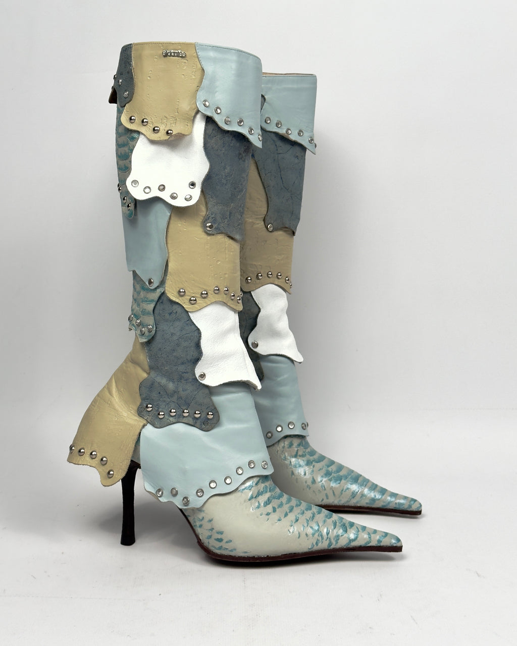El Dante’s Rare Vintage Exotic Leather Boots — 37