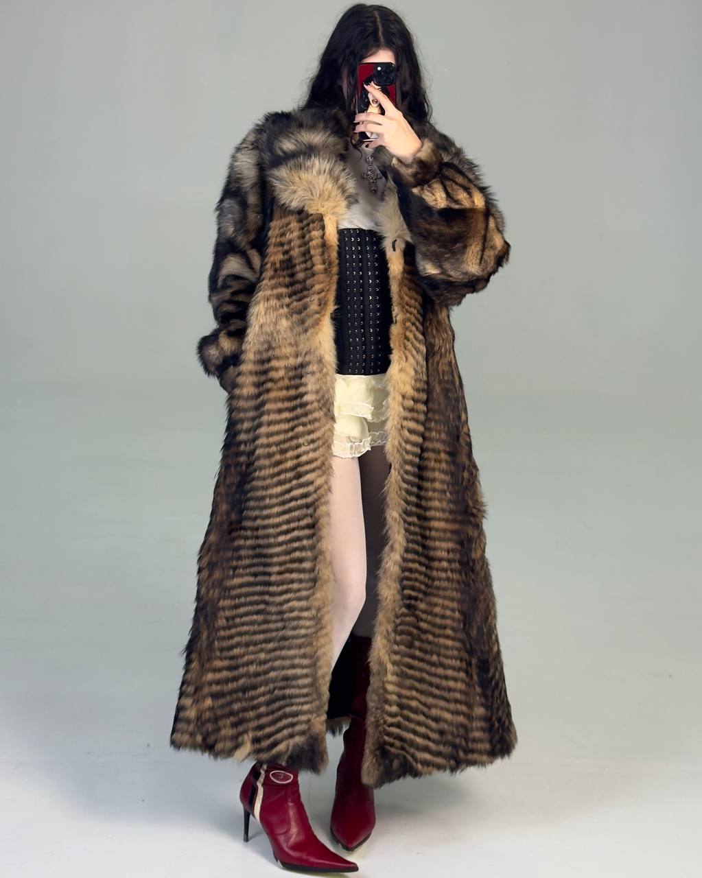Vintage Long Fur Coat