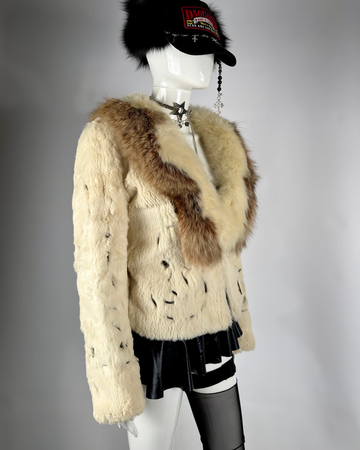 Vintage Fox Fur Jacket — XS/M
