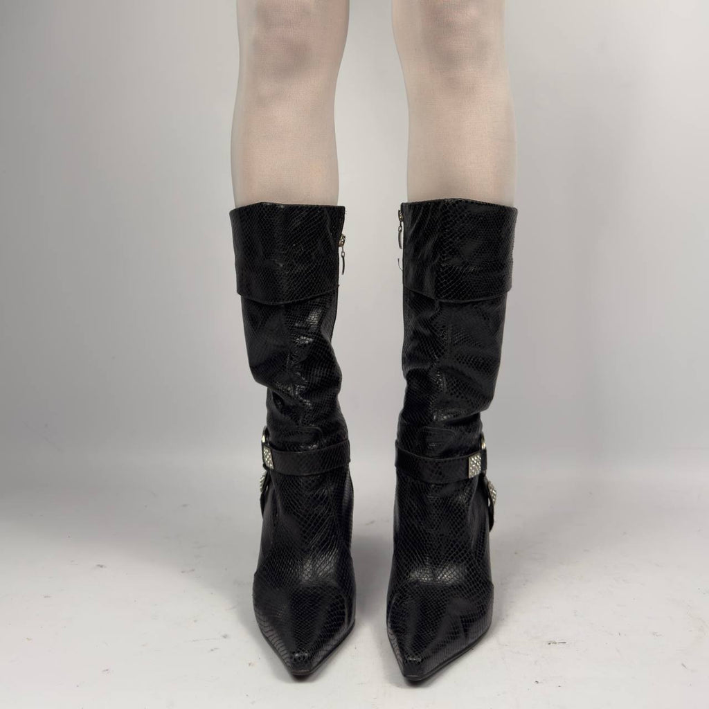 Vintage Leather Boots — 40