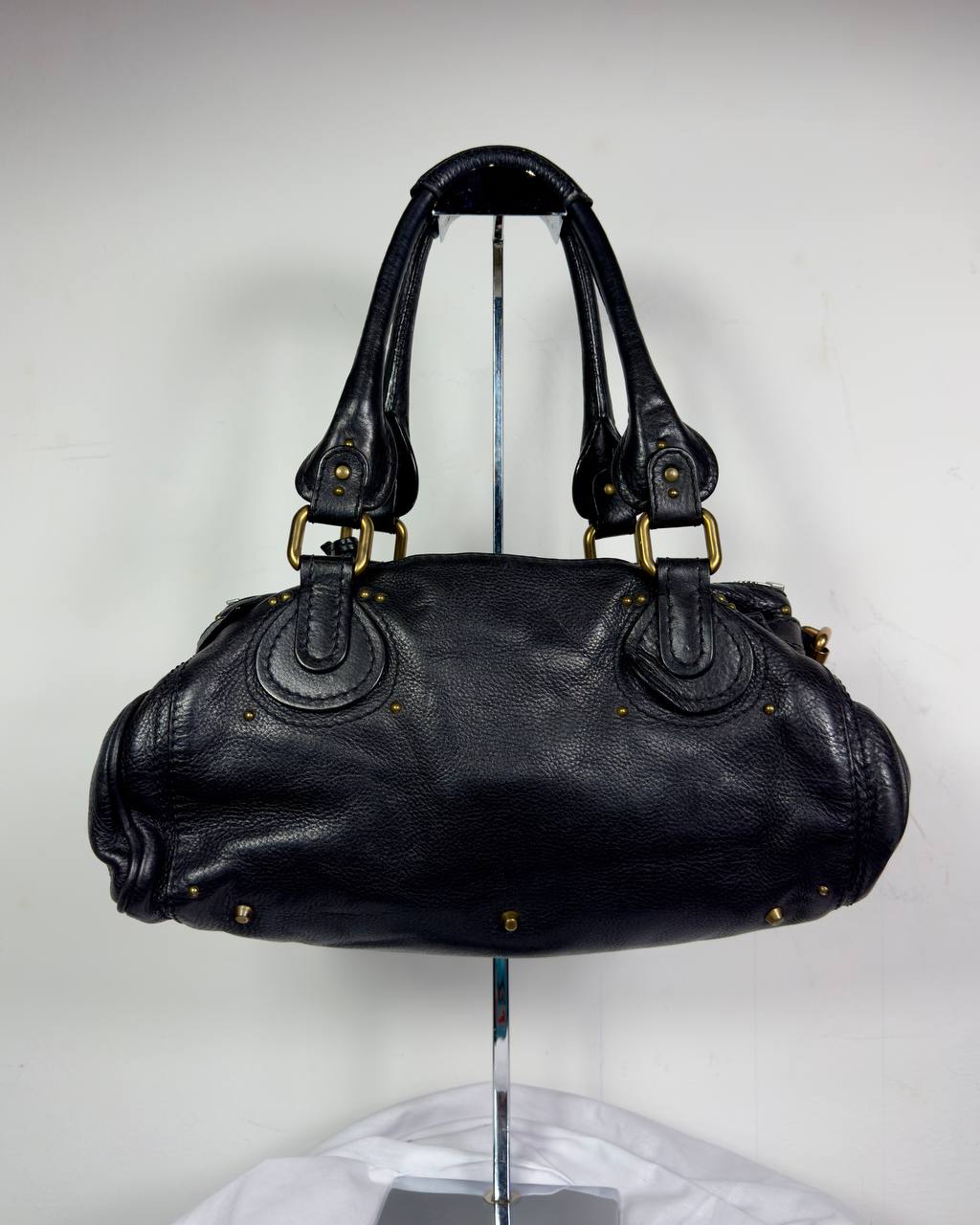 Chloe 2000s Paddington Lock Leather Bag