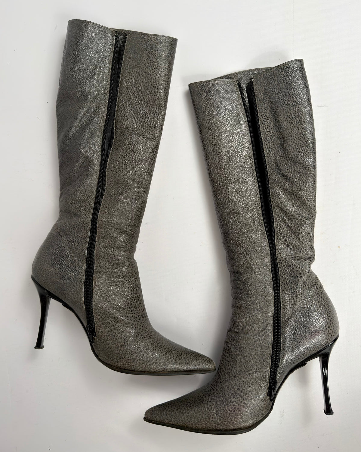 Casadei Vintage Leather Boots — 38.5
