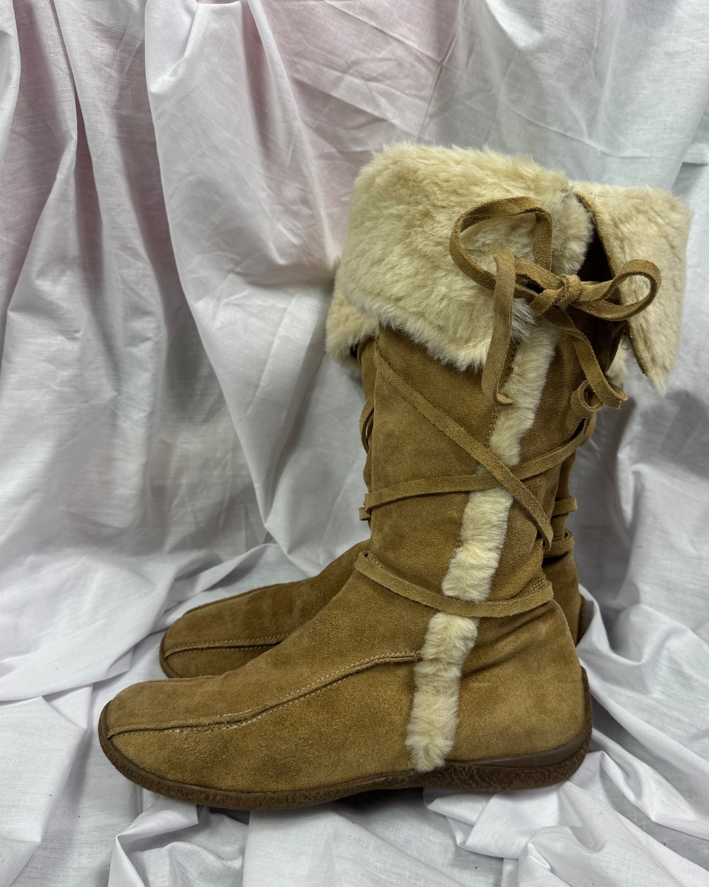 Vintage Moto Boots 38