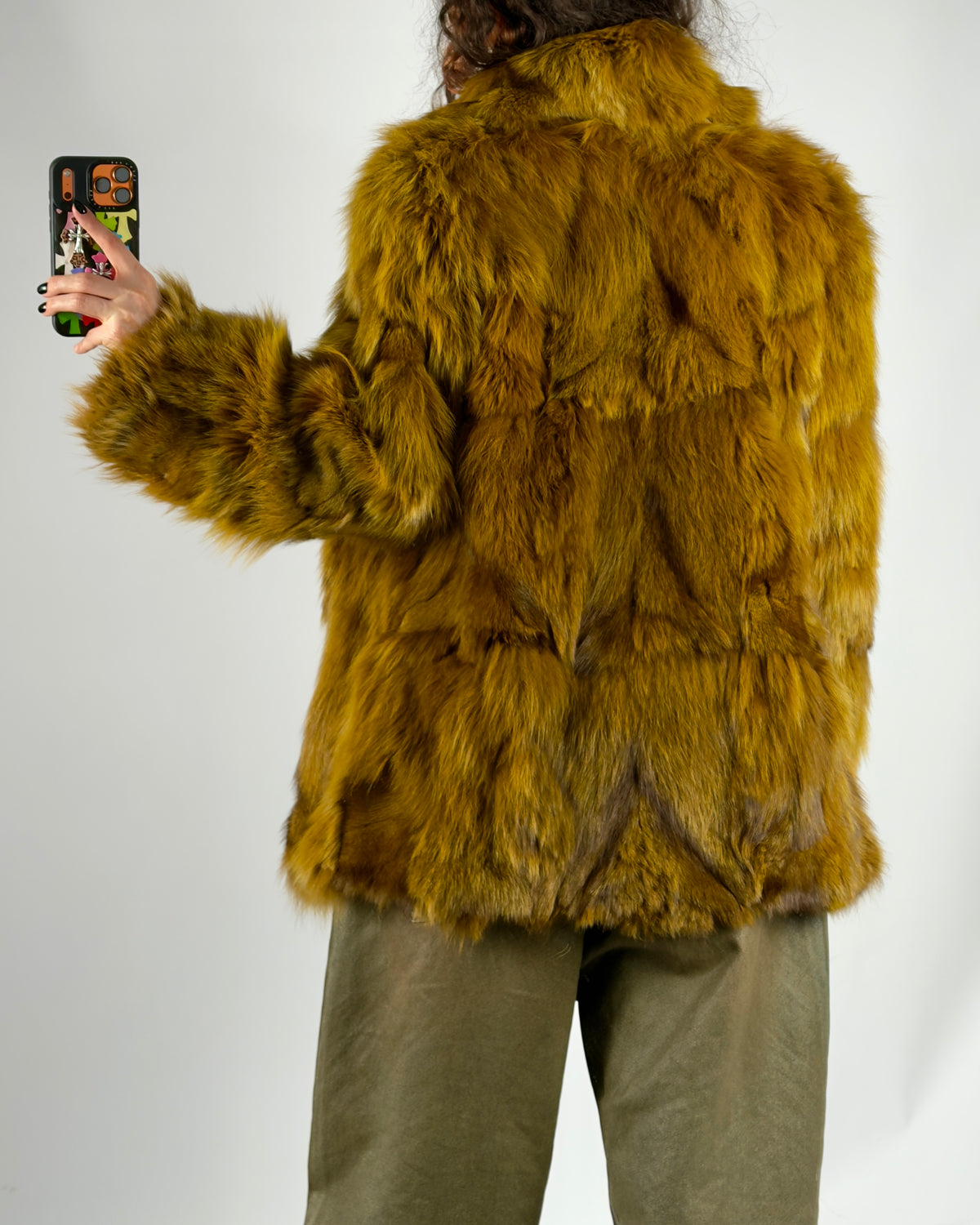 Vintage Fox Fur Jacket — S/L