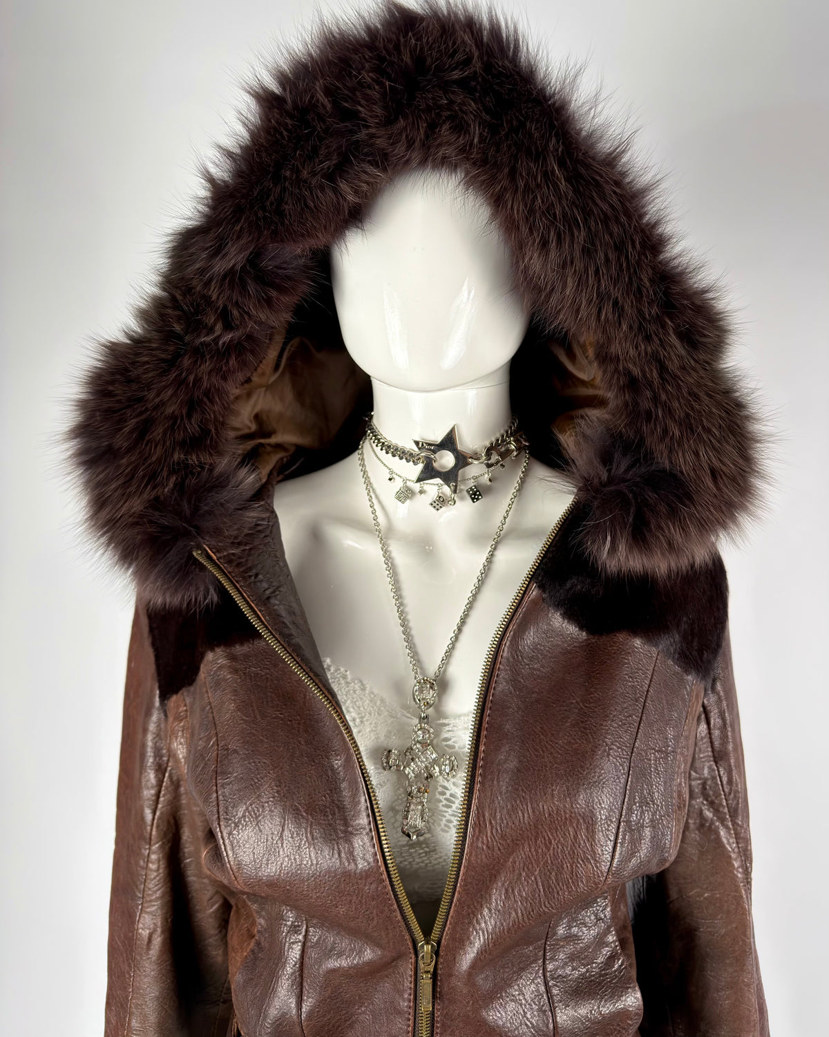 Vintage Pony Hair & Fur Leather Jacket — XS/M