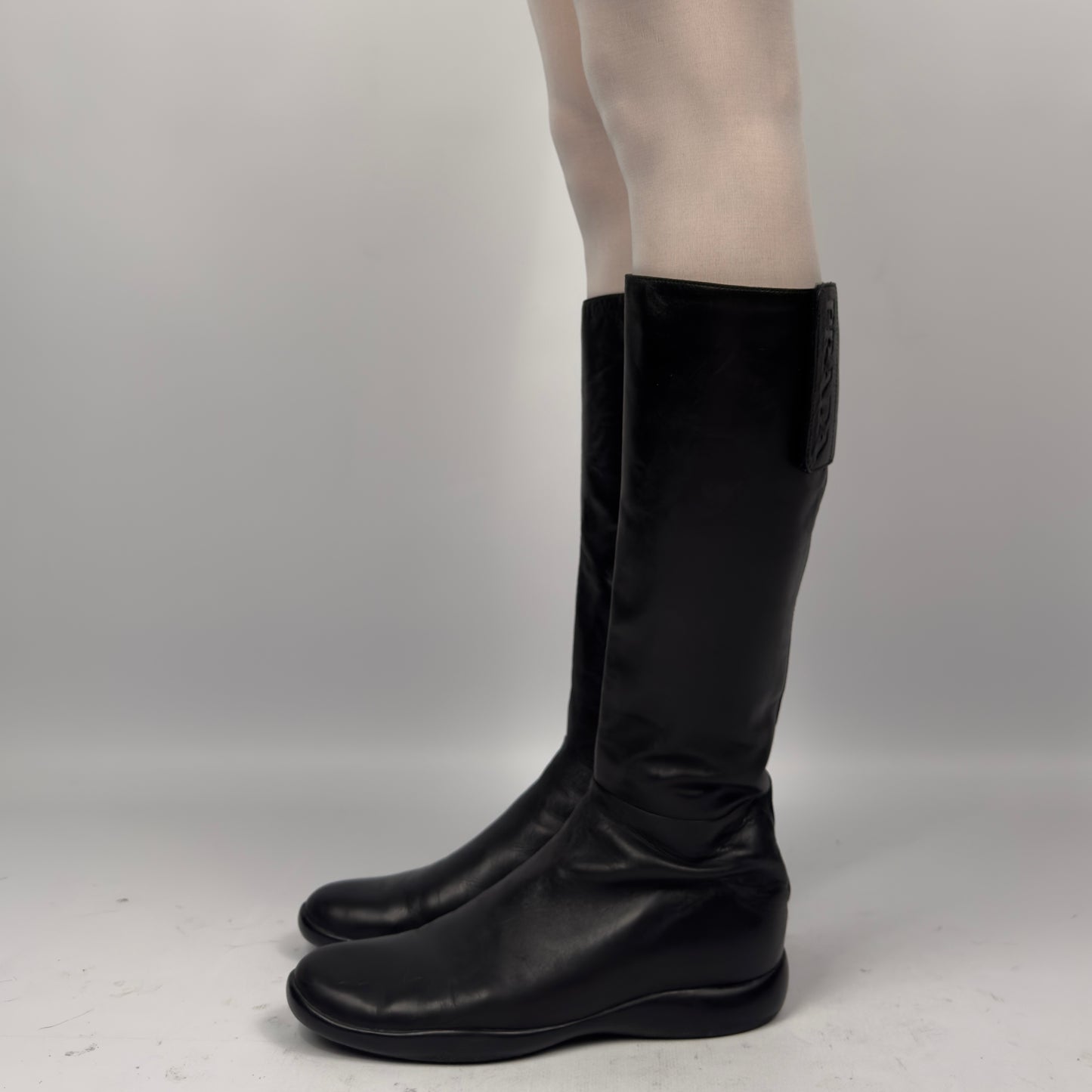 Prada AW99 Vintage Linea Rossa Leather Sport Boots 38.5/39.5