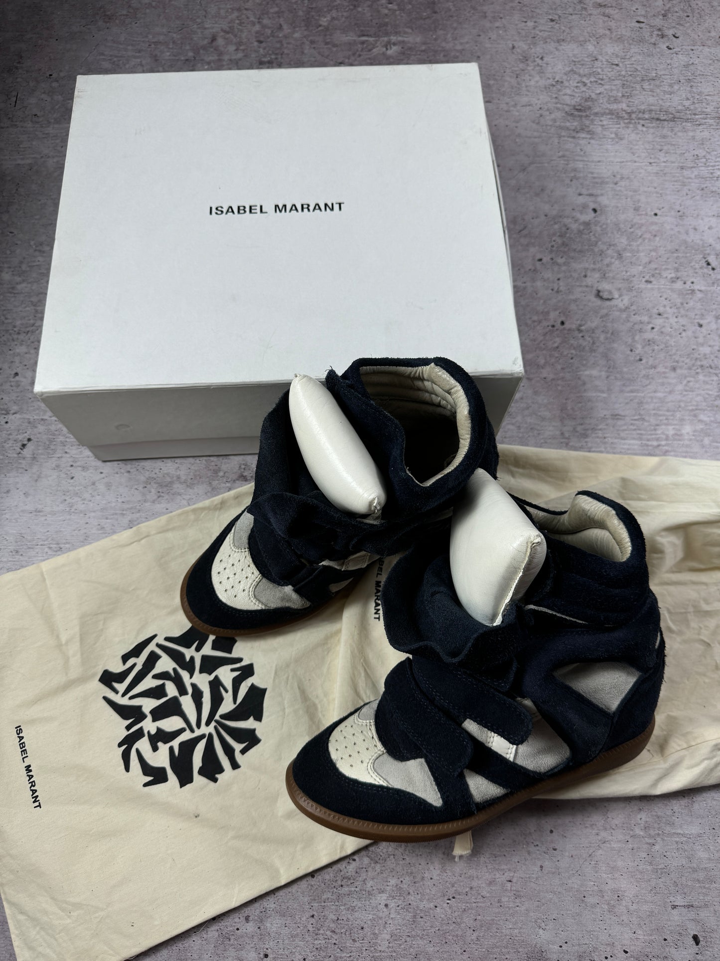 Marant Wedge Sneakers 37.5/38.5 with box