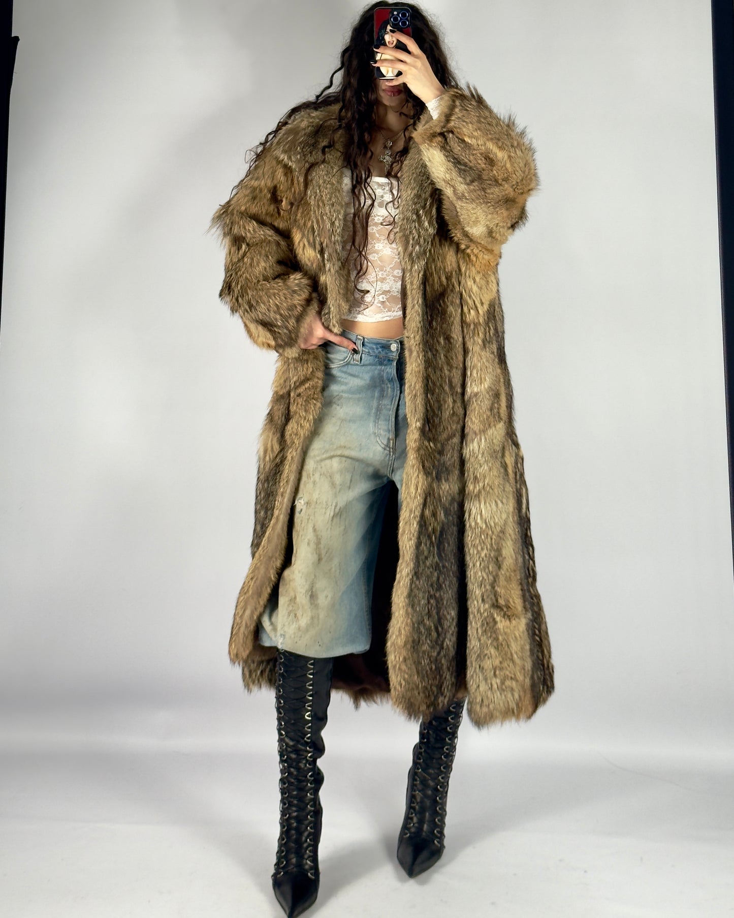 Vintage Fur Coat — S/XL