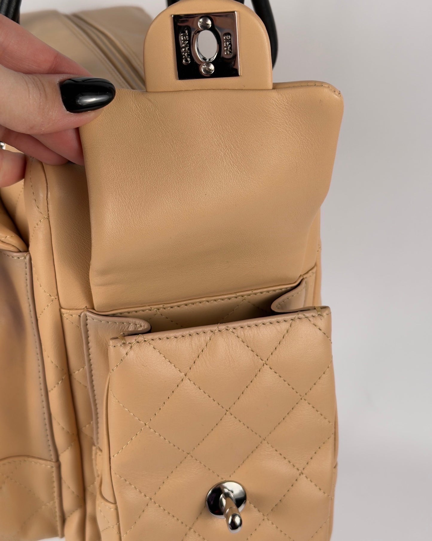 Chanel Cambon 2005 Multipocket Reporter Vintage Bag