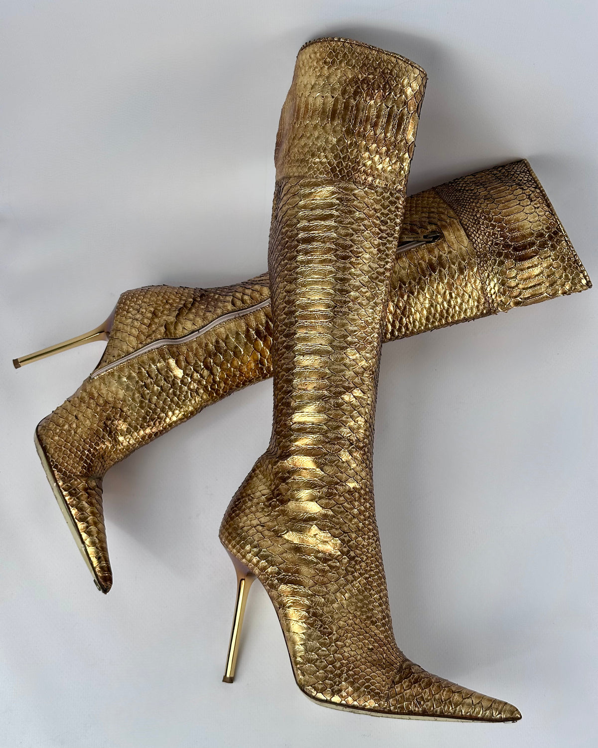 Gianmarco Lorenzi Vintage Leather Boots — 36
