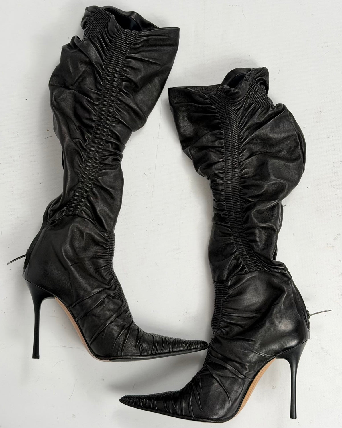 Gianmarco Lorenzi Vintage Leather Boots — 36