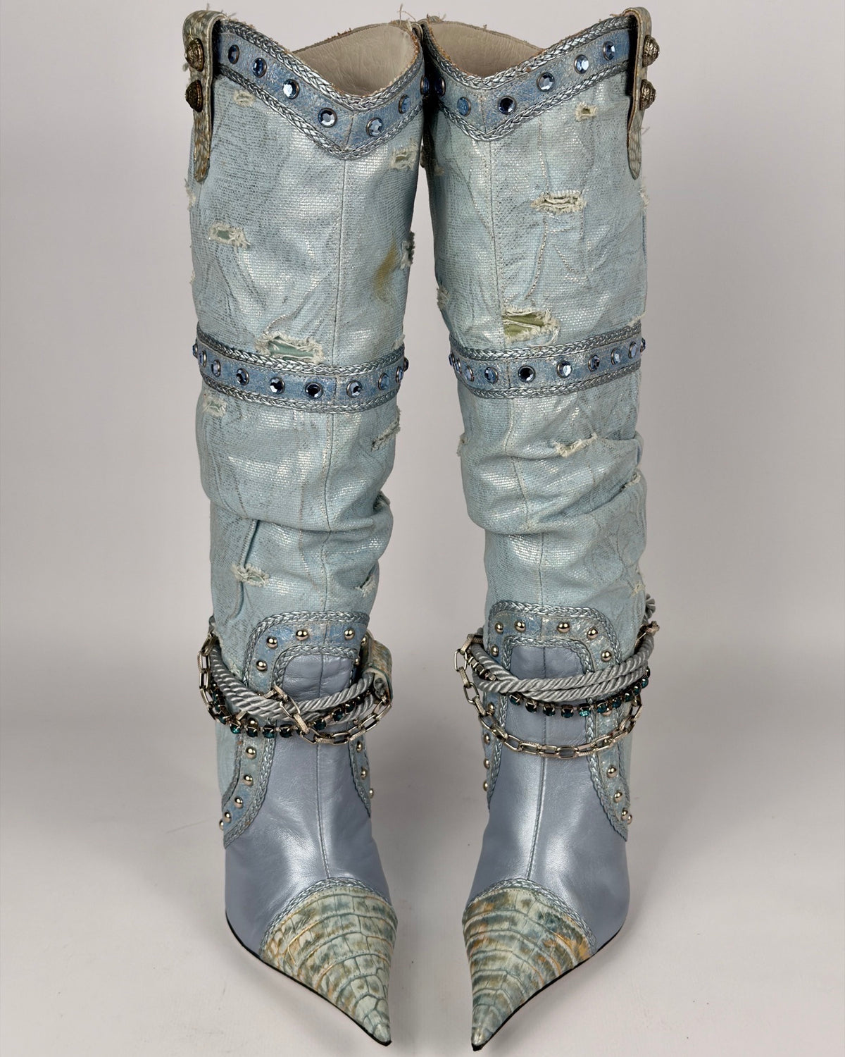 El Dante’s Couture Vintage Cowboy Boots — 36