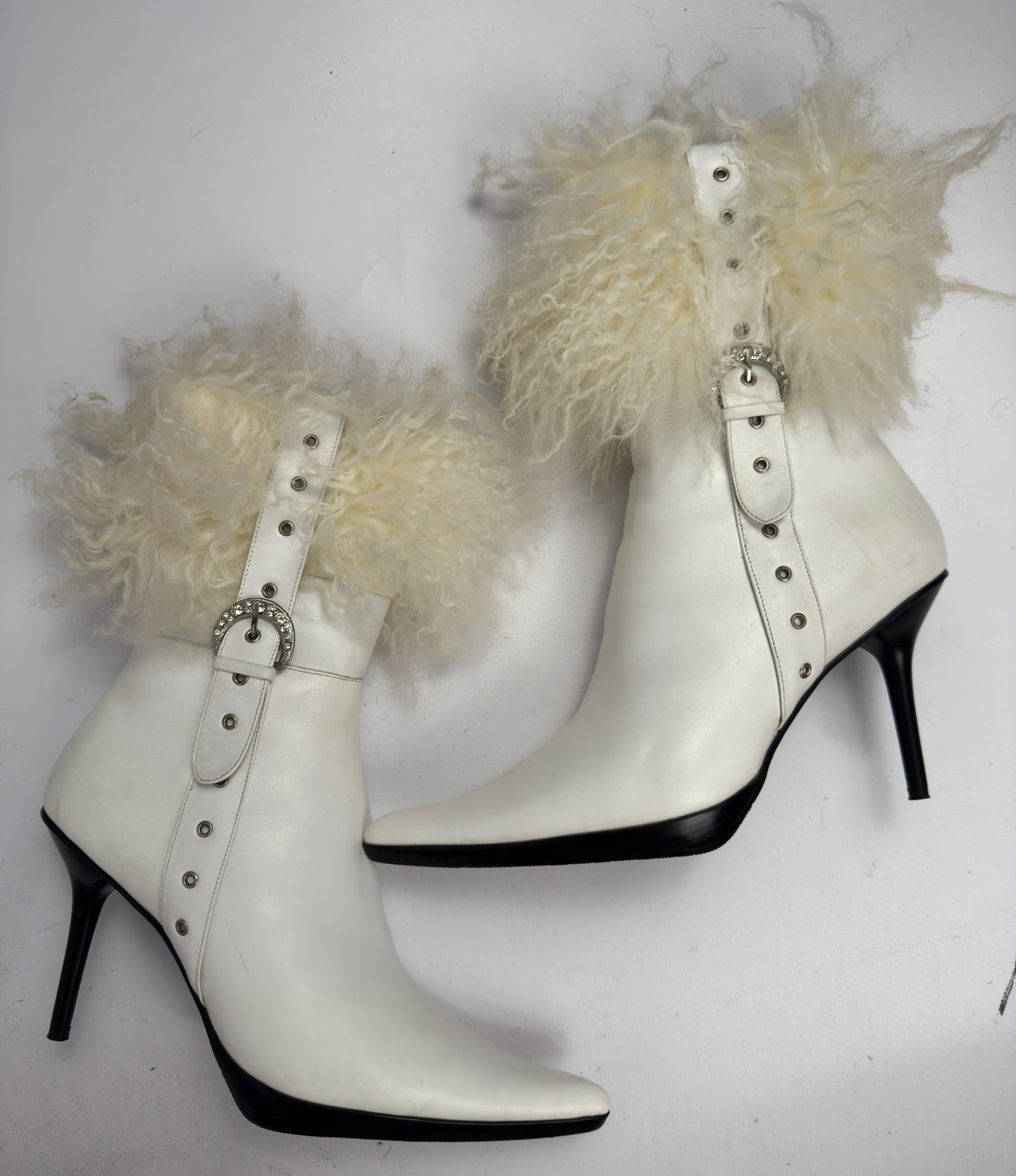 Vintage Fur Winter Boots — 40