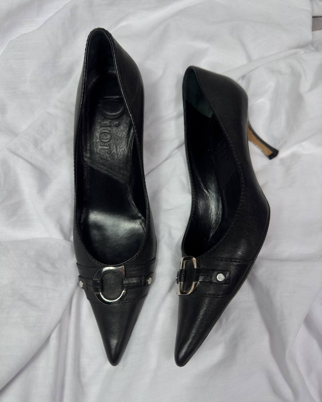 Christian Dior Vintage Leather Heels — 38.5