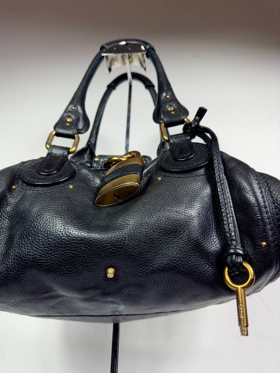Chloe 2000s Paddington Lock Leather Bag