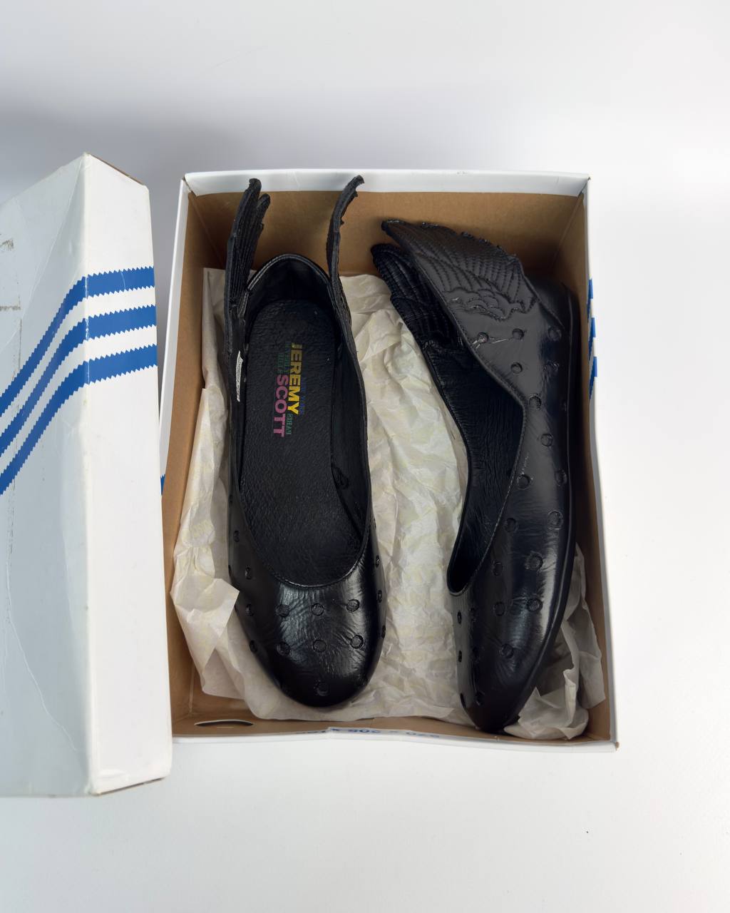 Adidas Jeremy Scott Wing Black Polka Dot Ballet Flats — 36/36.5 US5.5