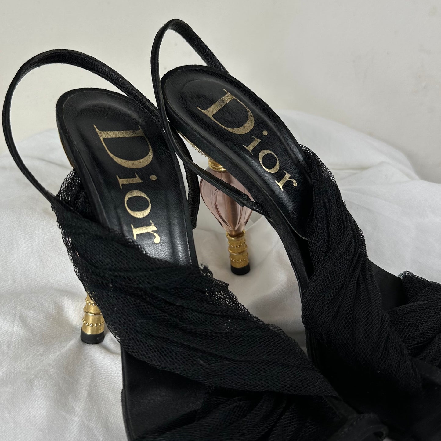 Dior 2000s Perfume Sculpted Heels 36/37