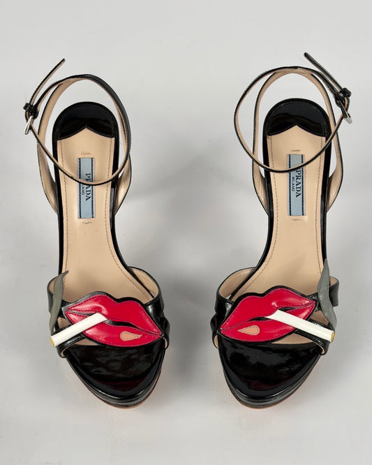 Prada SS12 Smoking Lips Heels — 36.5