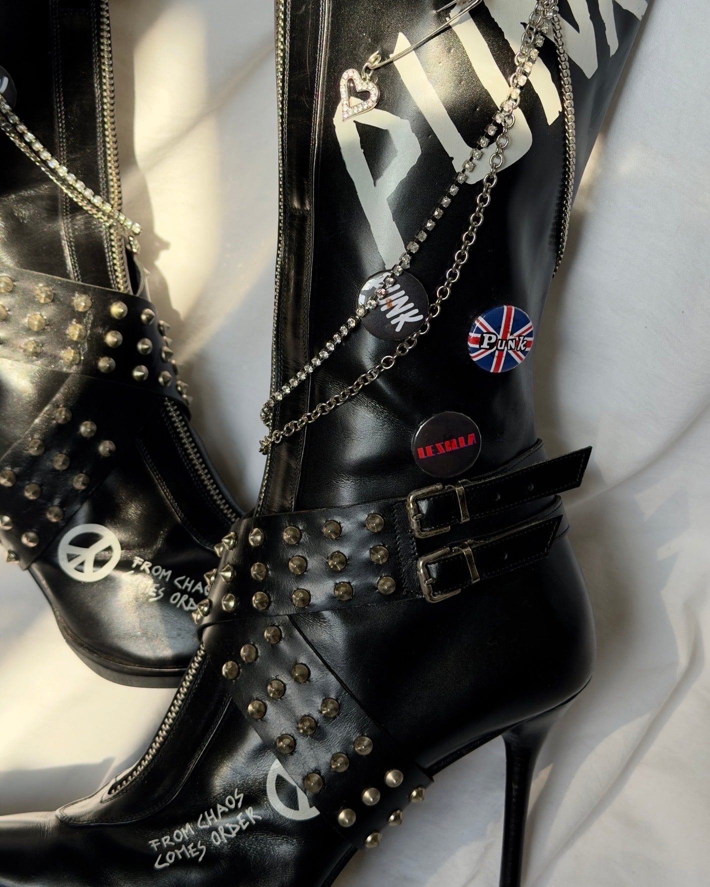 Le Silla Vintage Punk Boots — 40
