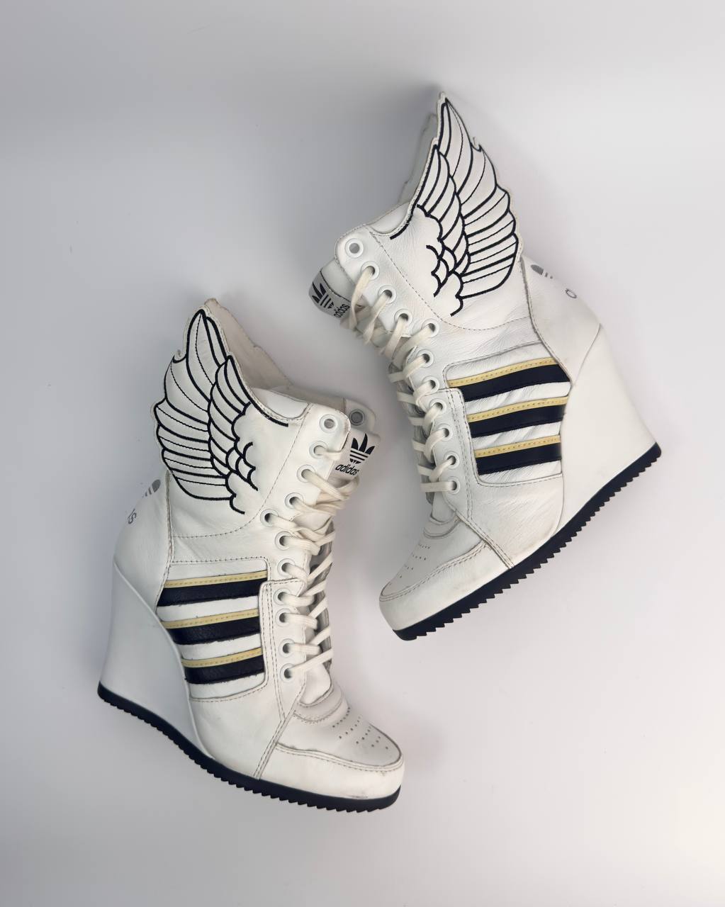 Adidas x Jeremy Scott Wing Wedge Boots — 36.5/37 US6