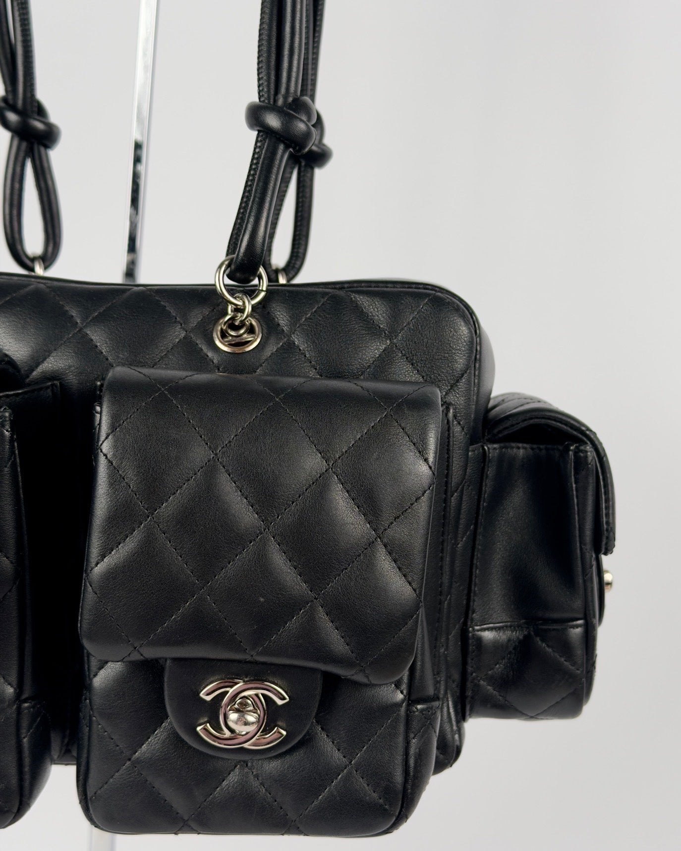 Chanel Cambon 2005 Multipocket Reporter Vintage Bag