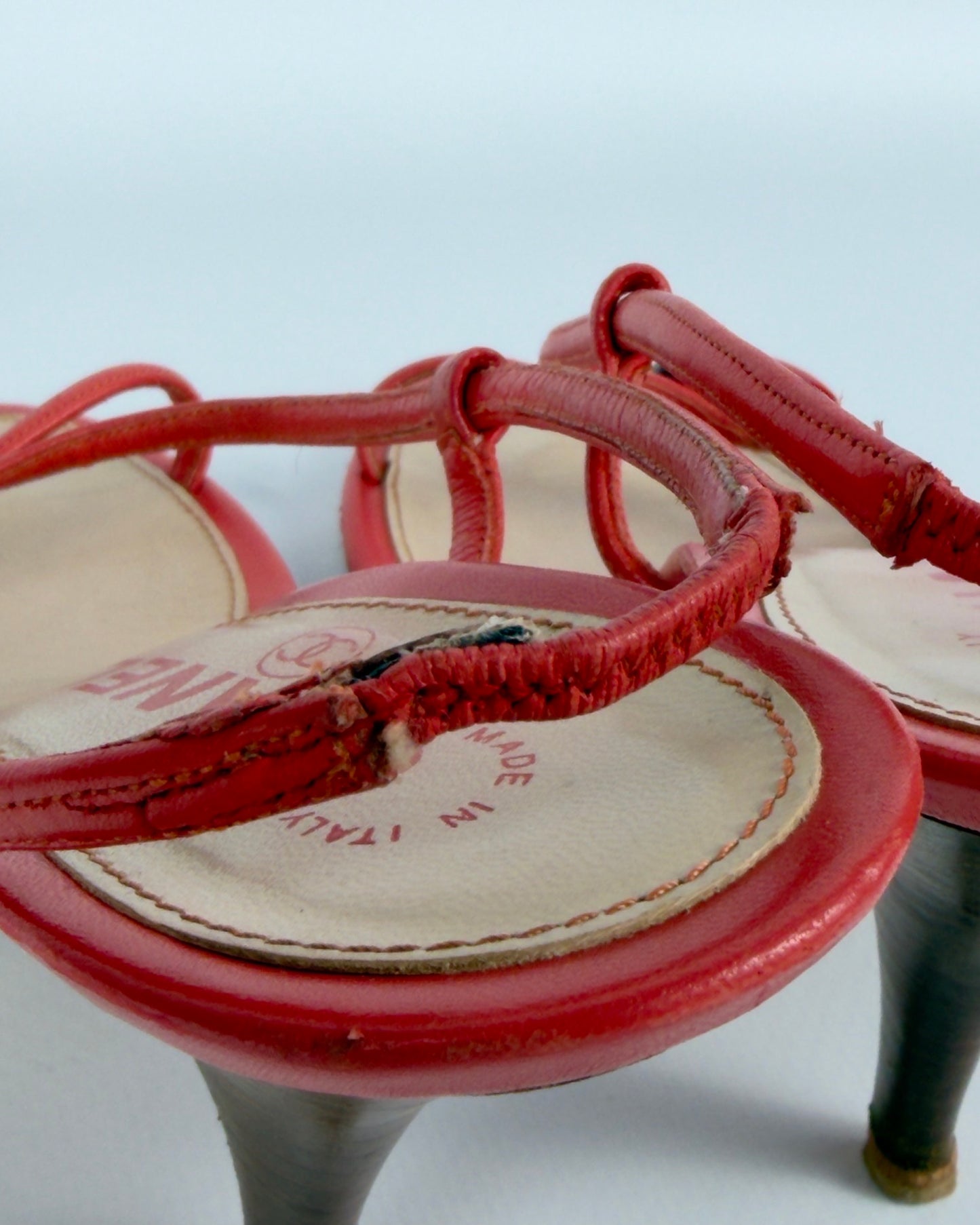 Chanel S/S 2004 by Karl Lagerfeld Vintage Ladybug Heels — 39