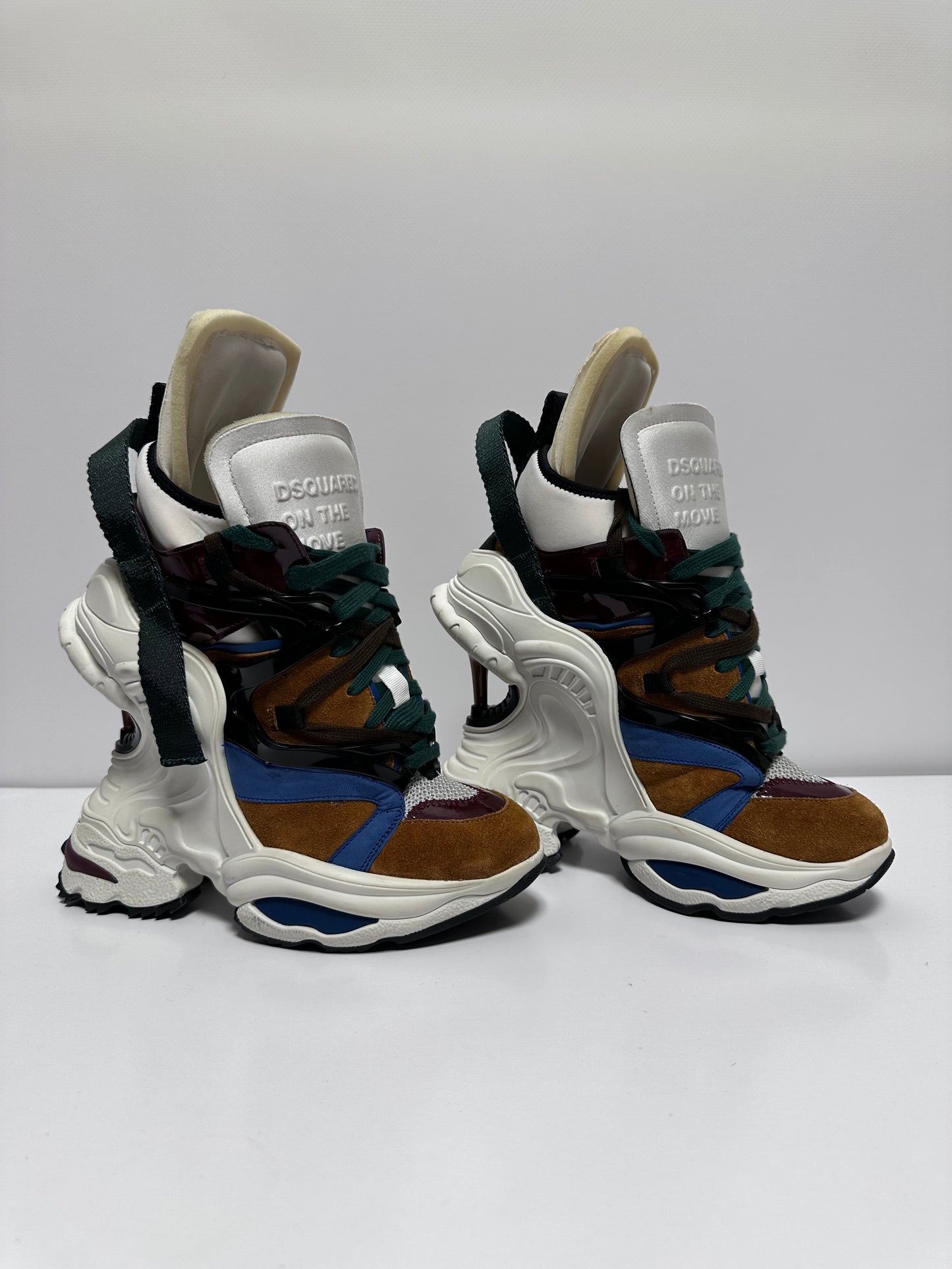 Dsquared2 S/S 2019 The Giant Sneaker Heels — 39